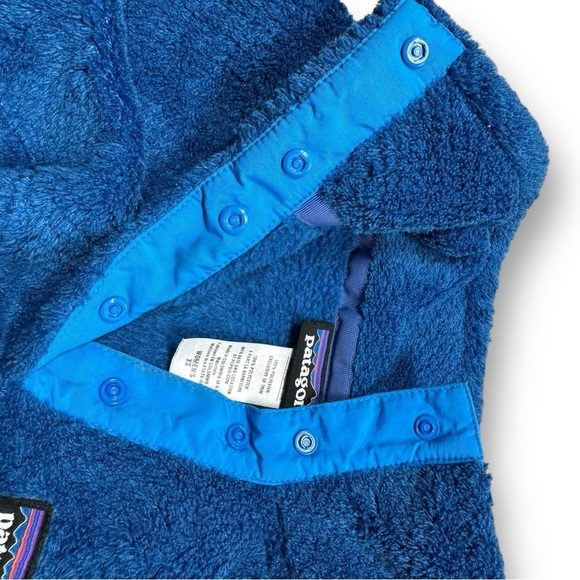 Patagonia Re-Tool Snap T PolarTec Fleece Pullover Bright Blue Womens XS - Picture 14 of 15